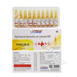 Hydralzin 20mg Injection